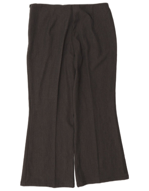 Marks & Spencer Womens Petite Casual Trousers UK 10 Small W27 L25 Grey