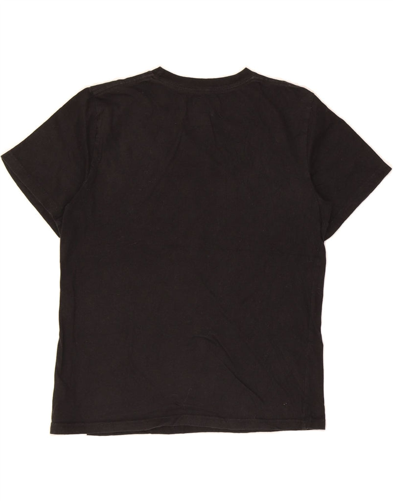 ADIDAS Boys Graphic T-Shirt Top 10-11 Years Medium Black Cotton Vintage Adidas and Second-Hand Adidas from Messina Hembry 