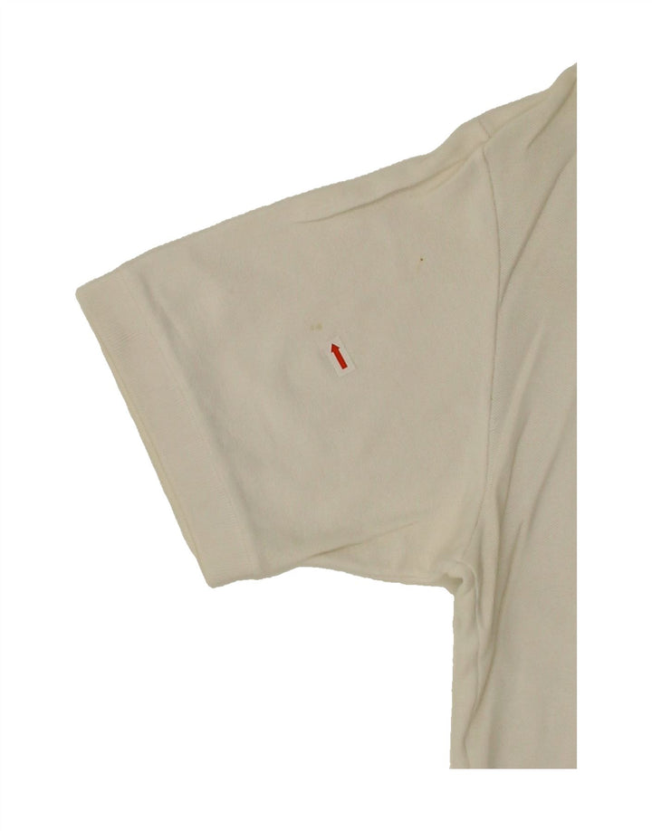 FILA Mens Polo Shirt IT 50 Medium White Vintage Fila and Second-Hand Fila from Messina Hembry 