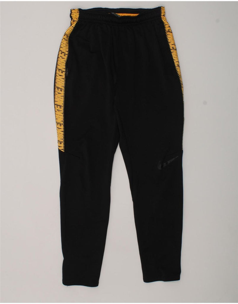 NIKE Girls Dri Fit Tracksuit Trousers 10-11 Years Medium  Black Polyester | Vintage Nike | Thrift | Second-Hand Nike | Used Clothing | Messina Hembry 