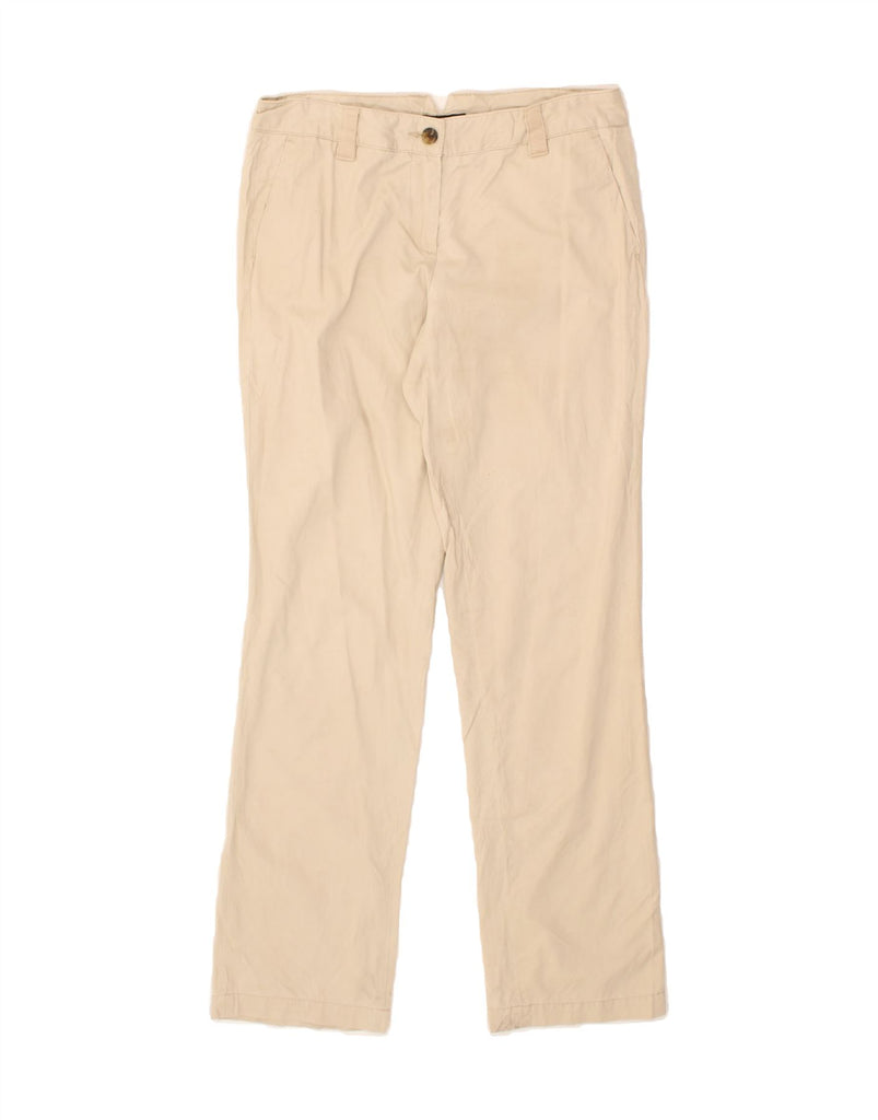 TOMMY HILFIGER Womens Straight Chino Trousers US 4 Small W27 L32 Beige | Vintage Tommy Hilfiger | Thrift | Second-Hand Tommy Hilfiger | Used Clothing | Messina Hembry 