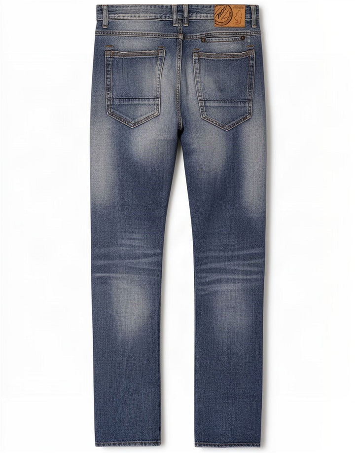 Marlboro Classics Mens Slim Jeans W32 L34 Blue Cotton