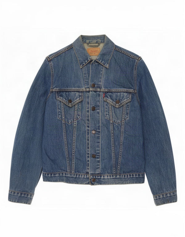 Levi's Mens Denim Jacket UK 40 Large Blue Cotton