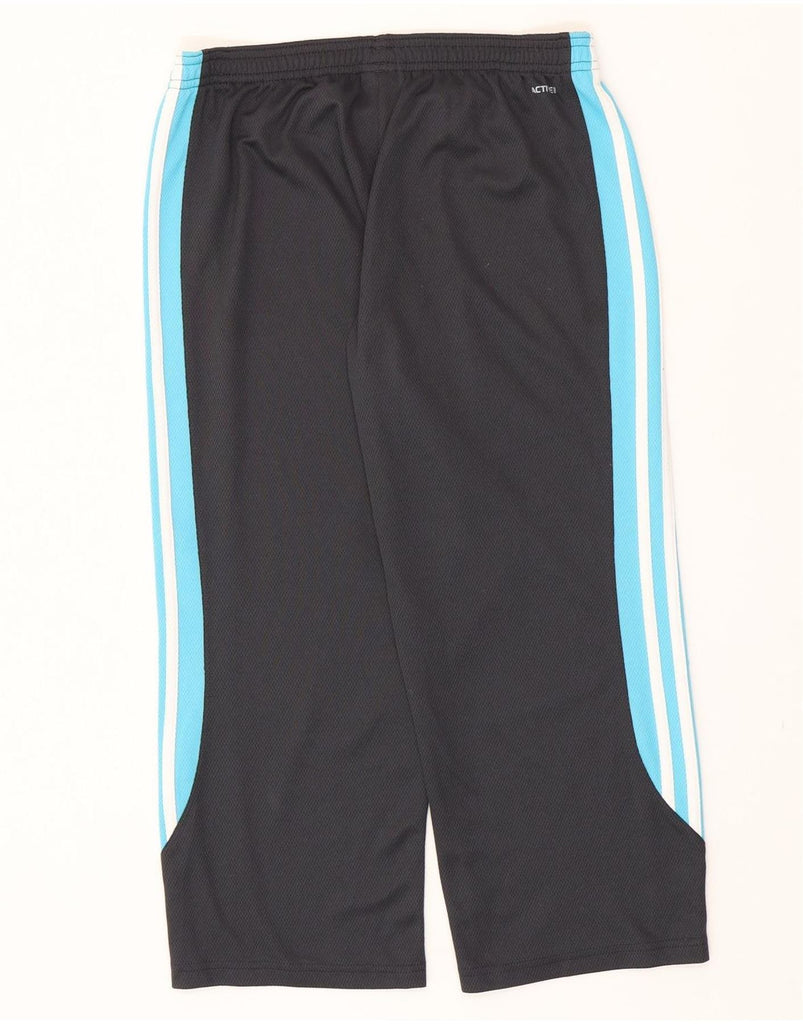 ADIDAS Womens Tracksuit Trousers UK 10 Small Grey Colourblock Polyester Vintage Adidas and Second-Hand Adidas from Messina Hembry 