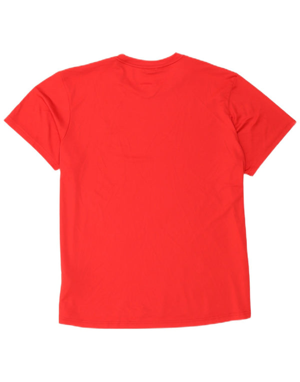 The North Face Mens T-Shirt Top XL Red Polyester