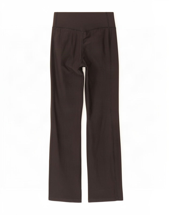 Nike Womens Dri Fit Flare Leggings UK 14 Medium Black Polyester