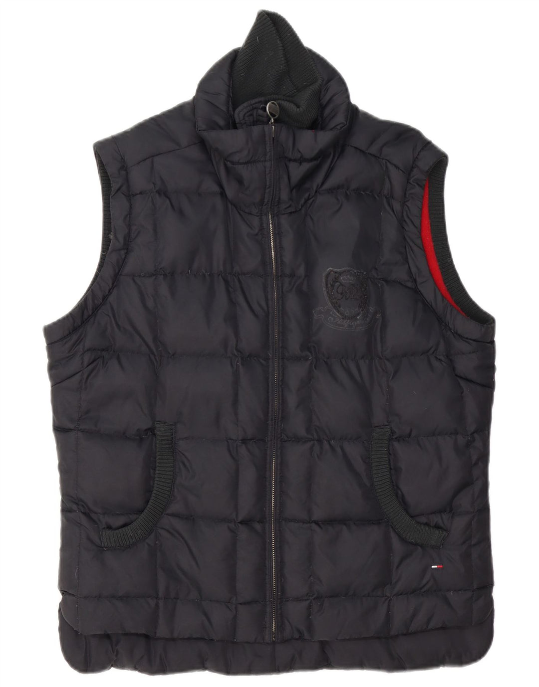 Tommy Hilfiger Womens Padded Gilet UK 18 XL Navy Blue Polyester