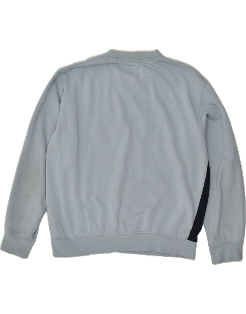 FILA Mens Graphic Sweatshirt Jumper Large Blue Colourblock | Vintage Fila | Thrift | Second-Hand Fila | Used Clothing | Messina Hembry 
