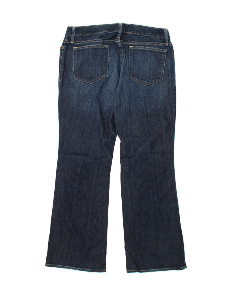 EDDIE BAUER Womens Curve Bootcut Jeans US 12 Large W34 L29 Blue Cotton Vintage Eddie Bauer and Second-Hand Eddie Bauer from Messina Hembry 