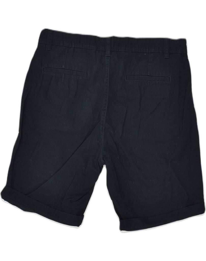 DACK'S Mens Regular Fit Chino Shorts IT 48 Medium W34  Navy Blue Cotton | Vintage Dack's | Thrift | Second-Hand Dack's | Used Clothing | Messina Hembry 