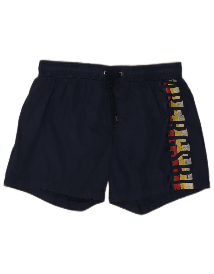 Bikkembergs Mens Swimming Shorts Medium Navy Blue