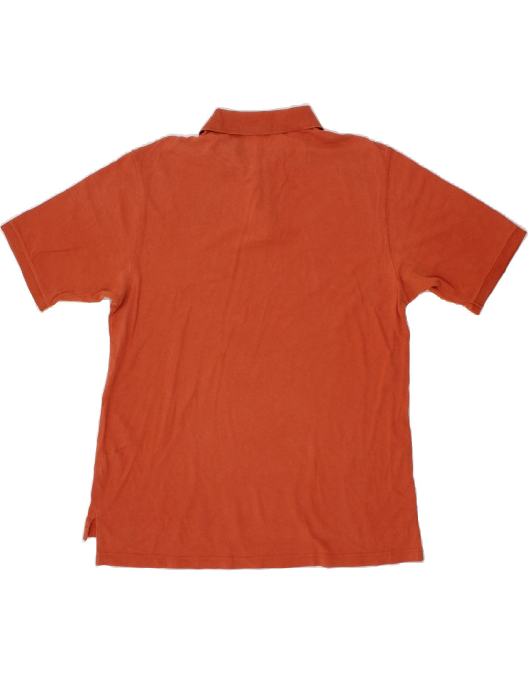 EDDIE BAUER Mens Polo Shirt Medium Orange Cotton Vintage Eddie Bauer and Second-Hand Eddie Bauer from Messina Hembry 