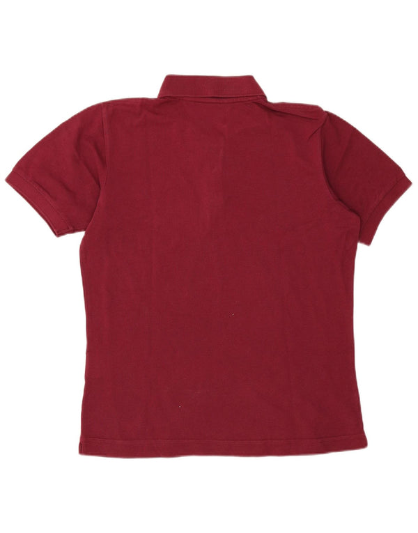 Kappa Womens Polo Shirt UK 16 Large Maroon Cotton