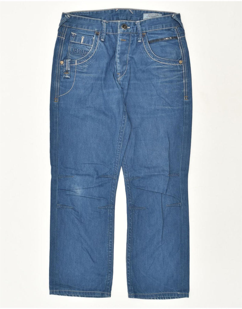 JACK & JONES Mens Straight Jeans W32 L27 Blue | Vintage Jack & Jones | Thrift | Second-Hand Jack & Jones | Used Clothing | Messina Hembry 