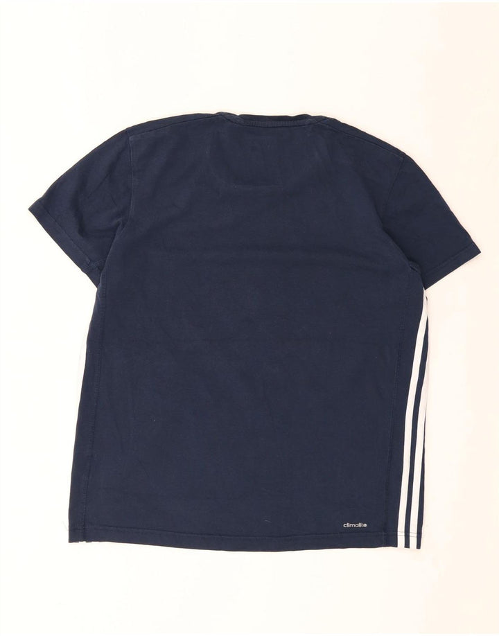 Adidas Mens Climalite T-Shirt Top Medium Navy Blue