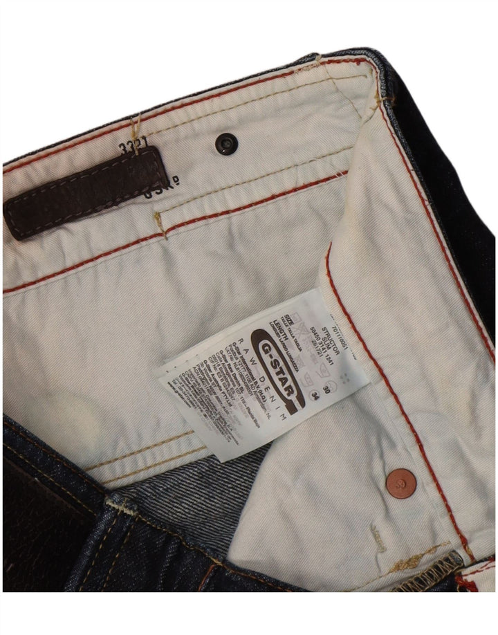 G-Star Womens Slim Jeans W30 L34 Navy Blue Cotton