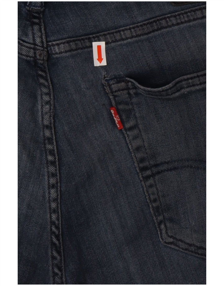 LEVI'S Mens Slim Jeans W36 L32 Blue Cotton