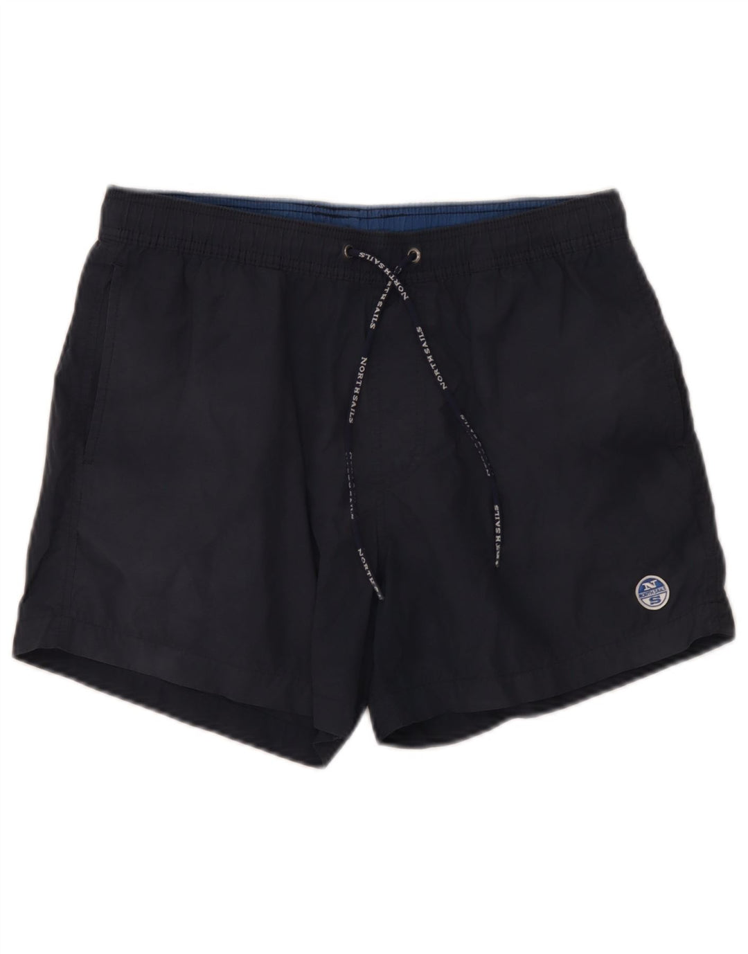 North Sails Mens Swimming Shorts Medium  Navy Blue Cotton