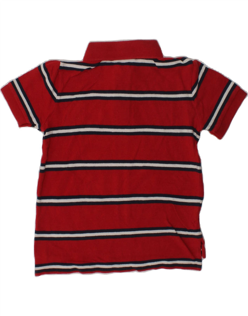 POLO RALPH LAUREN Boys Polo Shirt 3-4 Years Red Striped Cotton | Vintage Polo Ralph Lauren | Thrift | Second-Hand Polo Ralph Lauren | Used Clothing | Messina Hembry 