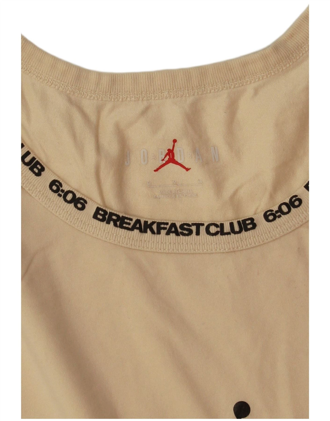 Jordan Mens Dri Fit Graphic Vest Top Medium Beige Cotton