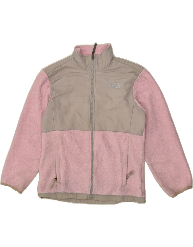 THE NORTH FACE Girls Fleece Jacket 13-14 Years Large Pink Colourblock | Vintage The North Face | Thrift | Second-Hand The North Face | Used Clothing | Messina Hembry 