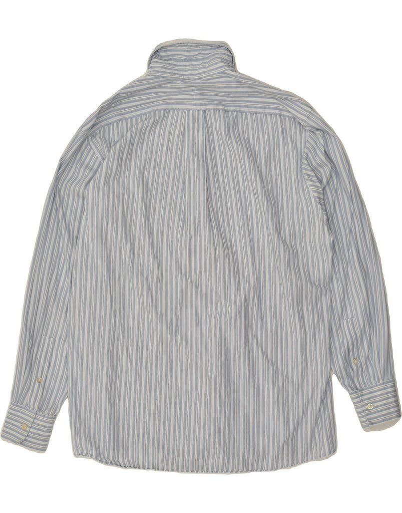 MICHAEL KORS Mens Shirt Size 16 Large Grey Striped Cotton | Vintage Michael Kors | Thrift | Second-Hand Michael Kors | Used Clothing | Messina Hembry 