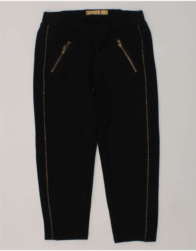 GUESS Girls Tracksuit Trousers 3-4 Years Black Viscose | Vintage Guess | Thrift | Second-Hand Guess | Used Clothing | Messina Hembry 