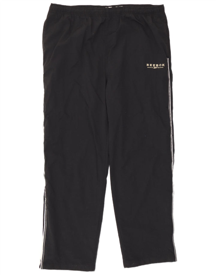 Reebok Mens Tracksuit Trousers 2XL  Black Nylon