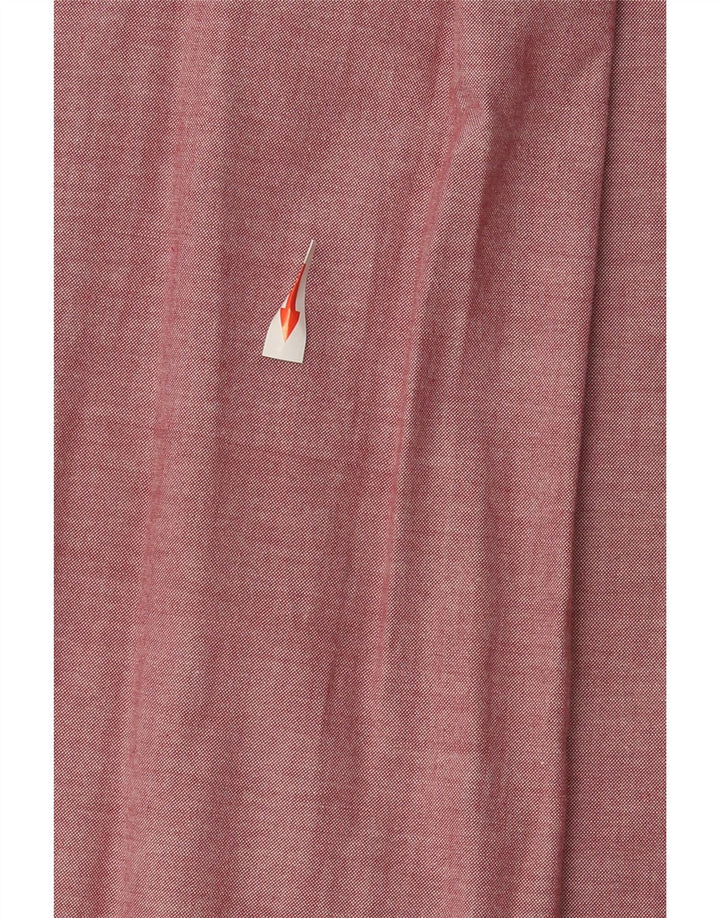 Izod Mens Shirt 2XL Burgundy Cotton