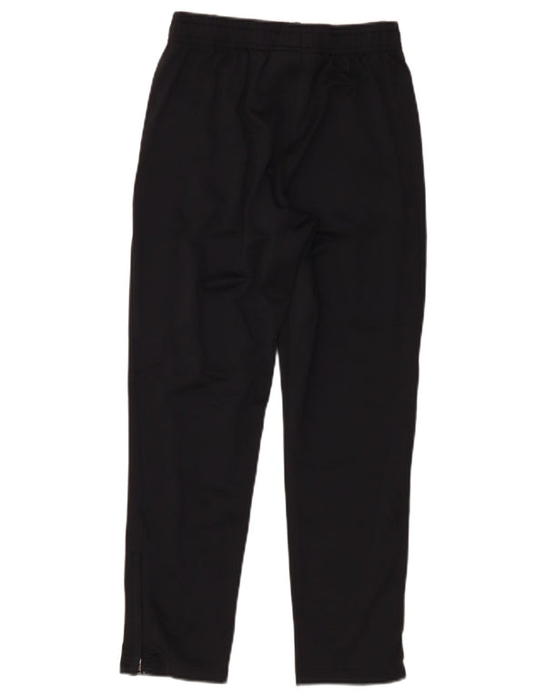 Under Armour Boys Tracksuit Trousers 9-10 Years Medium Black Polyester
