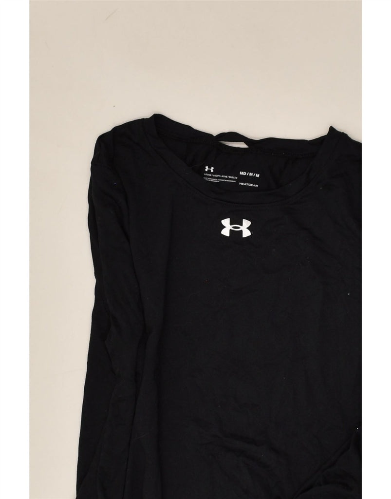 UNDER ARMOUR Mens Heat Gear Top Long Sleeve Medium Black | Vintage Under Armour | Thrift | Second-Hand Under Armour | Used Clothing | Messina Hembry 