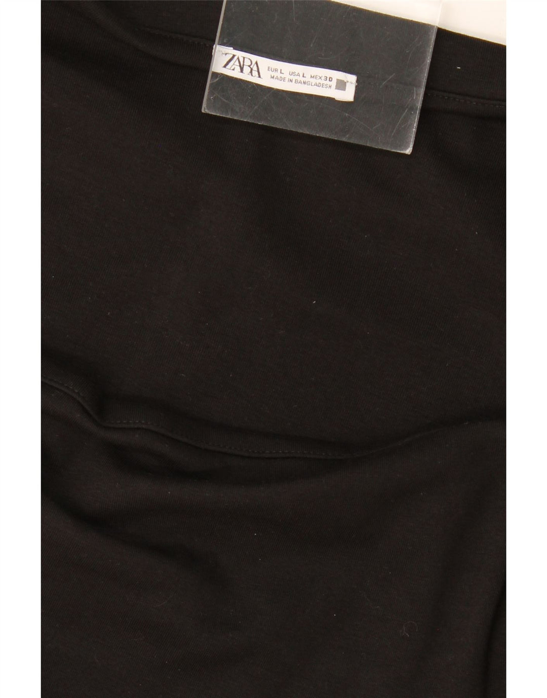 ZARA Womens Long Sleeve Maxi Dress UK 14 Large Black