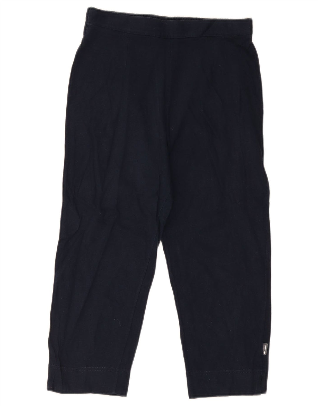 CHAMPION Womens Capri Tracksuit Trousers UK 14 Large  Navy Blue