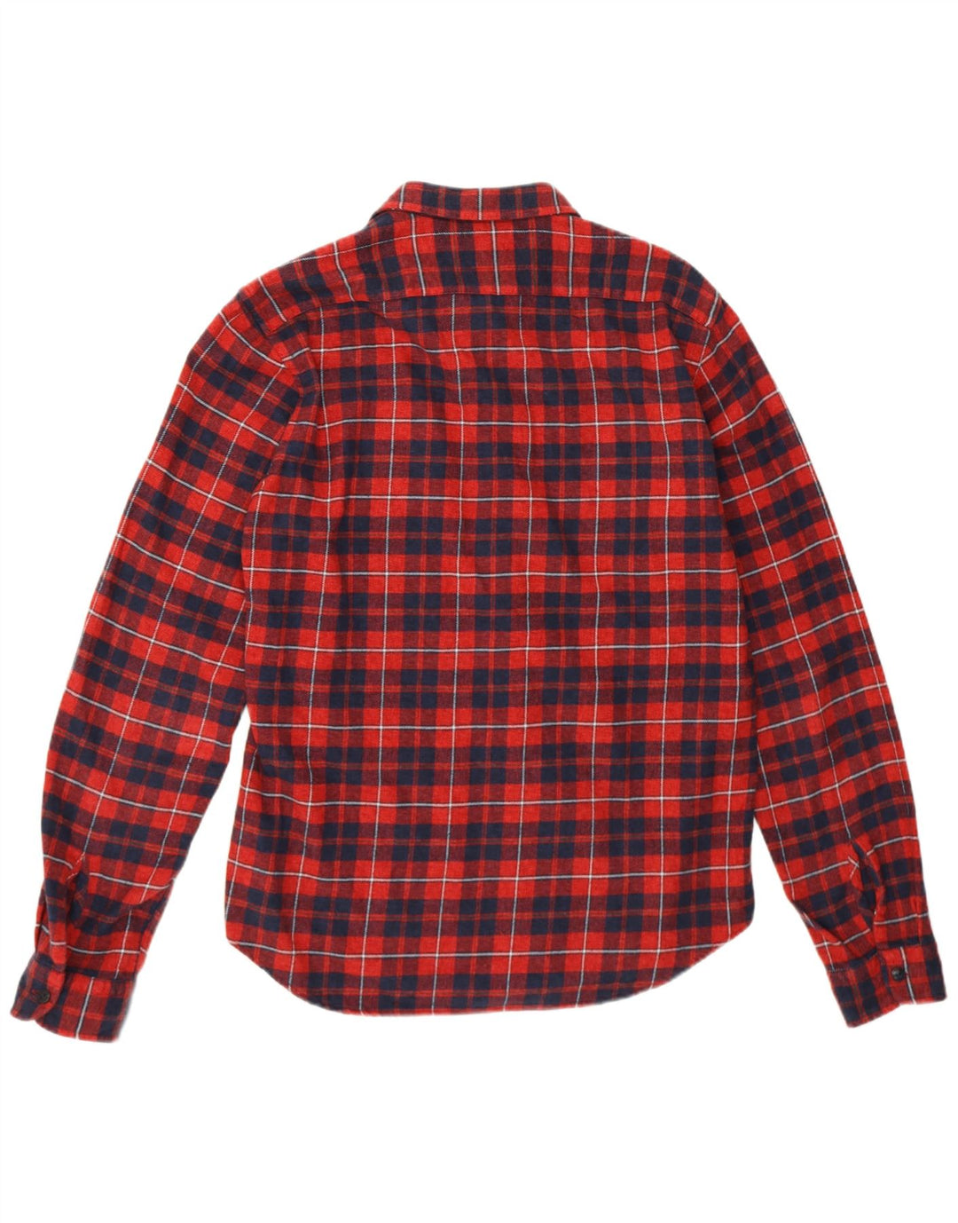 REPLAY Mens Flannel Shirt XL Red Check Cotton