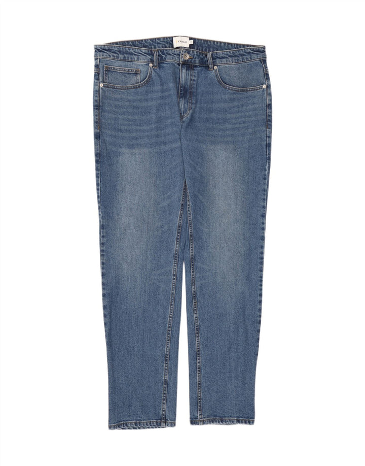 Farah Womens Slim Jeans W36 L32 Blue Cotton