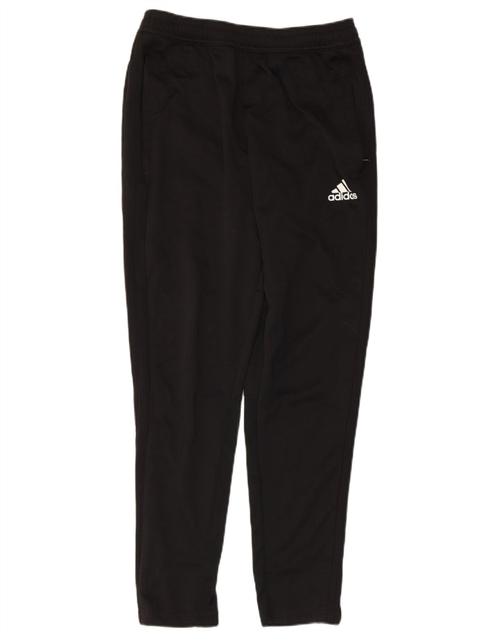 Adidas Mens Tracksuit Trousers Medium Black Polyester