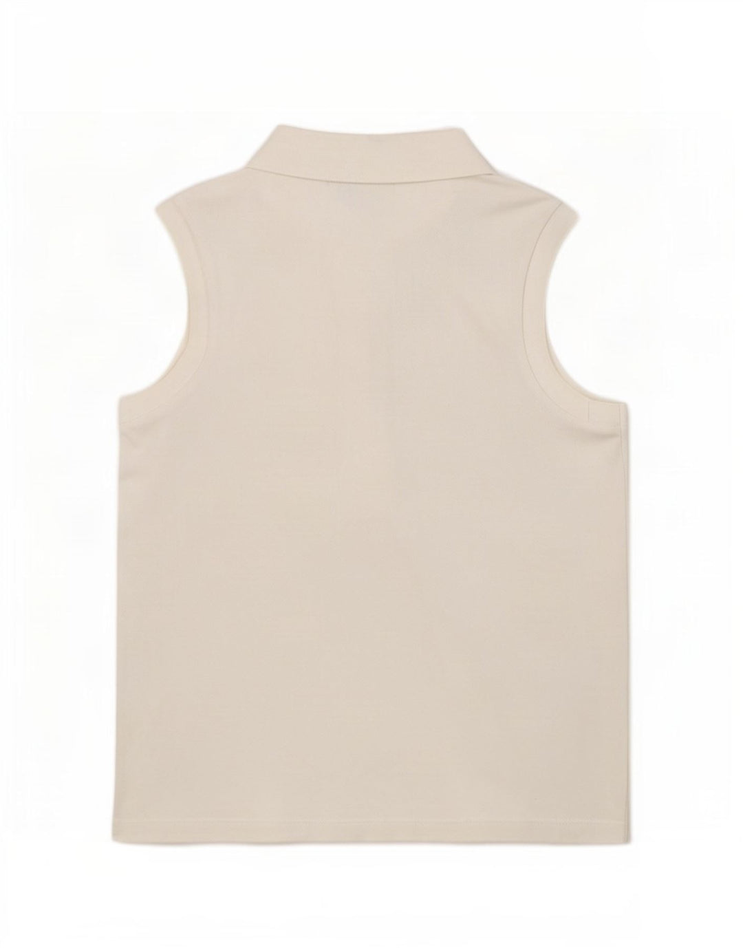 Lacoste Womens Sleeveless Slim Fit Polo Shirt EU 36 Small White