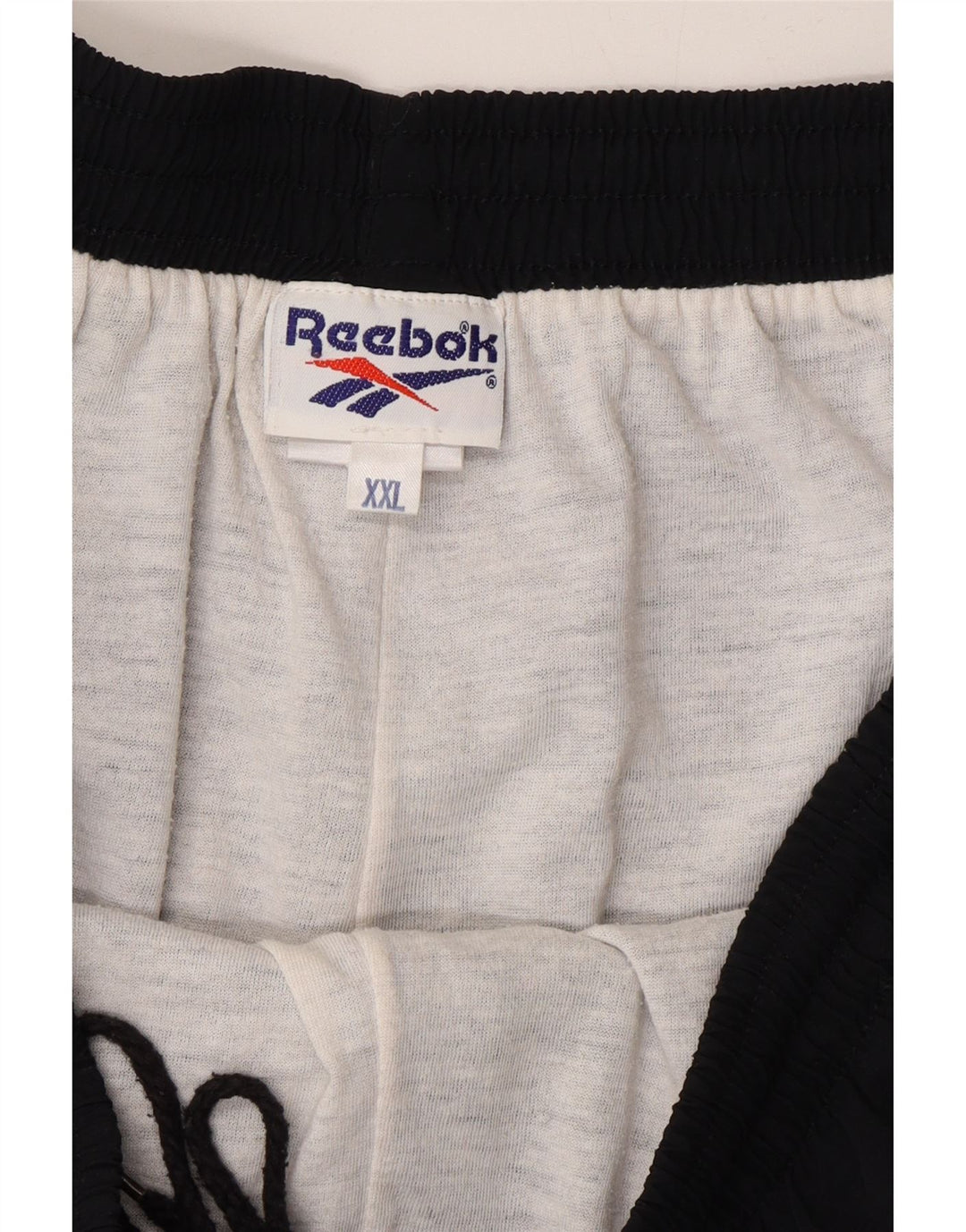 REEBOK Mens Tracksuit Trousers Joggers 2XL  Black Polyamide Vintage Reebok and Second-Hand Reebok from Messina Hembry 
