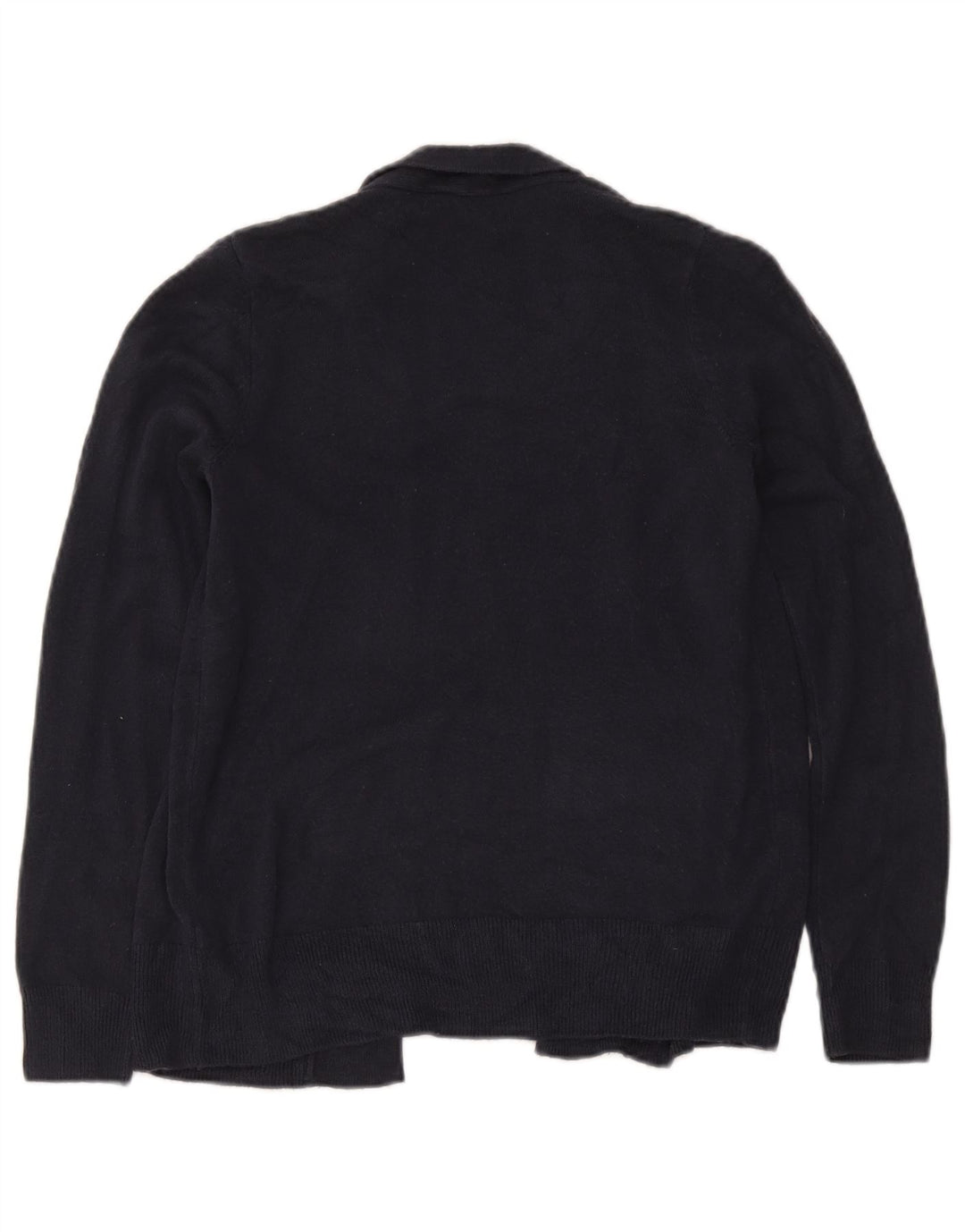 Marks & Spencer Womens Open Cardigan Sweater Small Navy Blue Acrylic