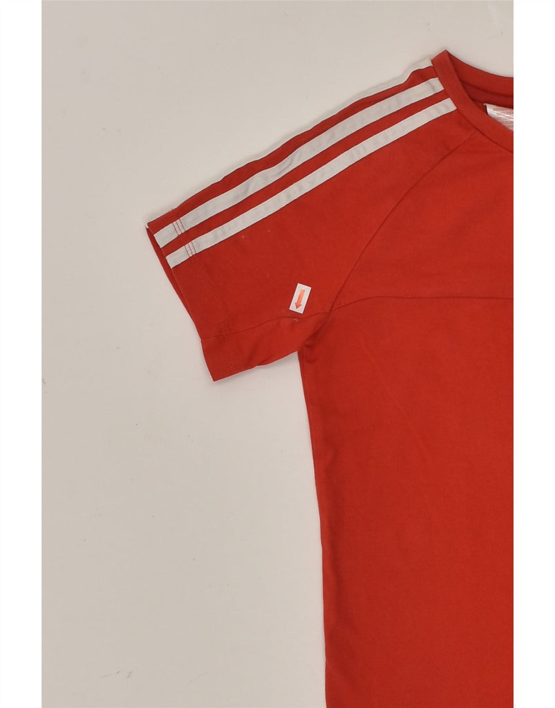 ADIDAS Boys T-Shirt Top 9-10 Years Red Cotton | Vintage Adidas | Thrift | Second-Hand Adidas | Used Clothing | Messina Hembry 