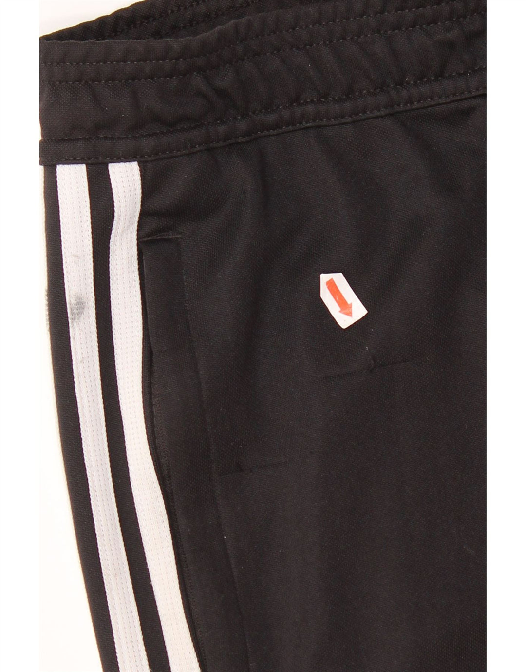 Adidas Mens Tracksuit Trousers Medium Black Polyester