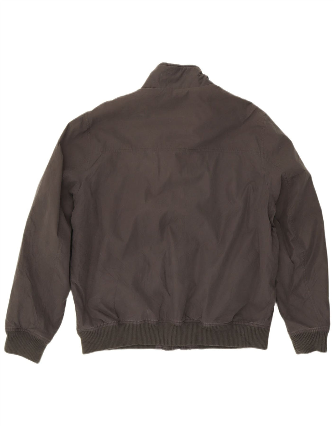 DOCKERS Mens Bomber Jacket UK 42 XL Grey Acrylic