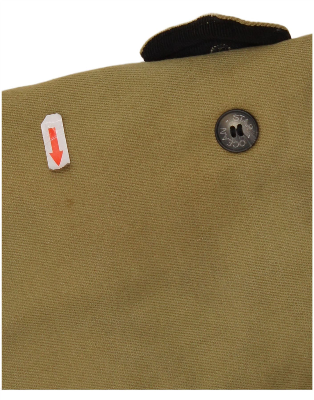 Ocean Star Womens Loose Fit Windbreaker Jacket IT 48 Medium Khaki