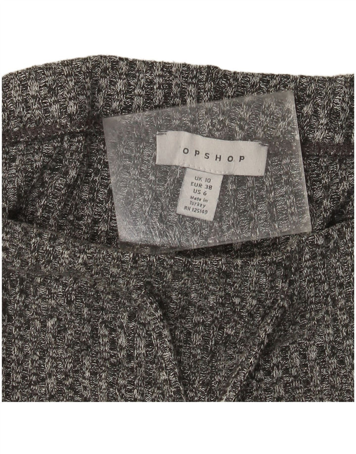 Topshop Womens Tracksuit Trousers UK 10 Small  Grey