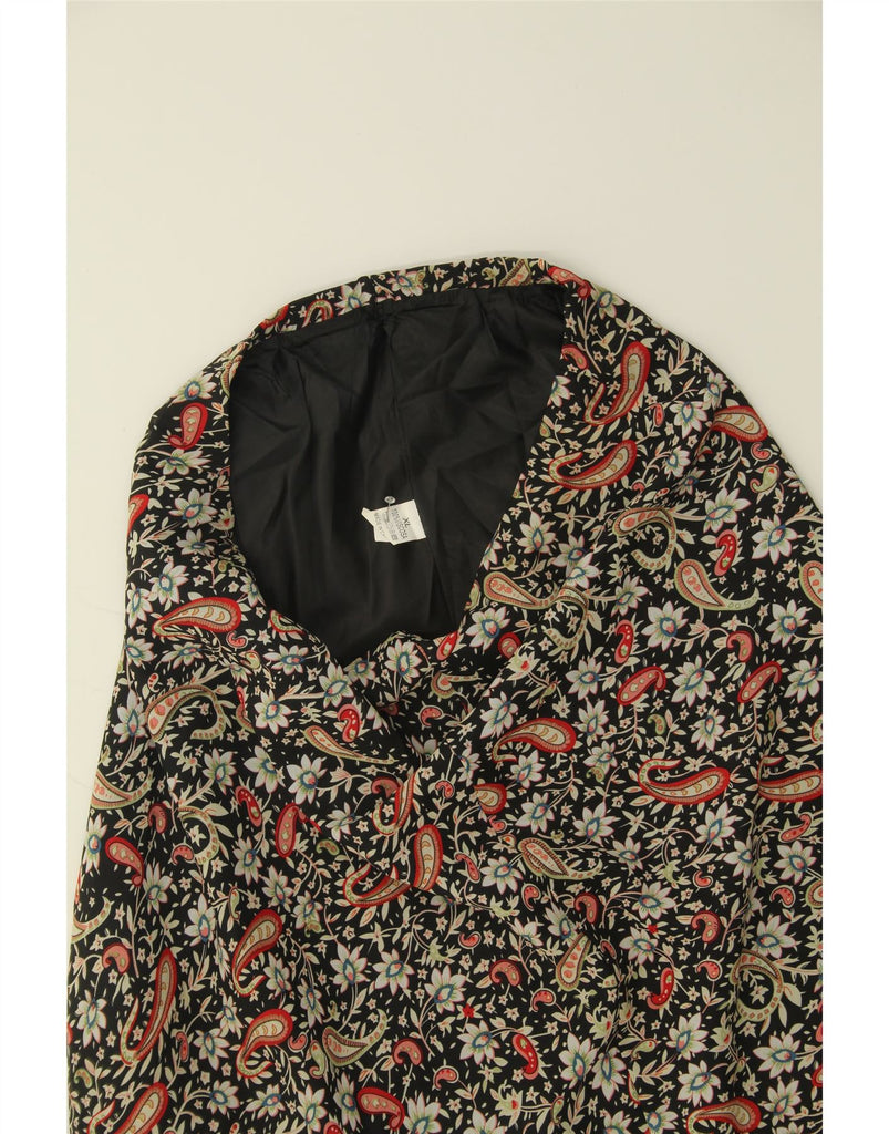 VINTAGE Womens A-Line Skirt UK 18 XL W30 Multicoloured Paisley Viscose Vintage Vintage and Second-Hand Vintage from Messina Hembry 