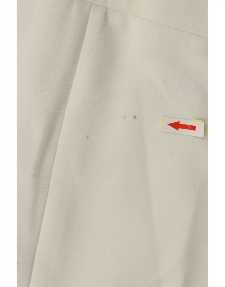 Zara Womens Longline Blazer Jacket UK 14 Medium White Polyester