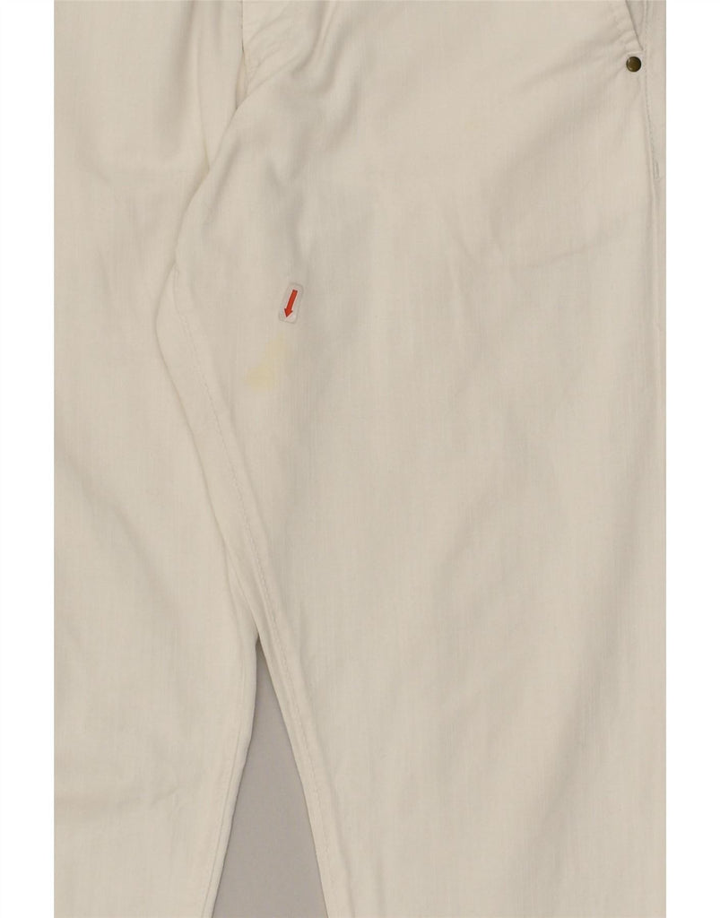 LIU JO Mens Capri Slim Chino Trousers IT 44 XS W32 L22  White Cotton Vintage Liu Jo and Second-Hand Liu Jo from Messina Hembry 