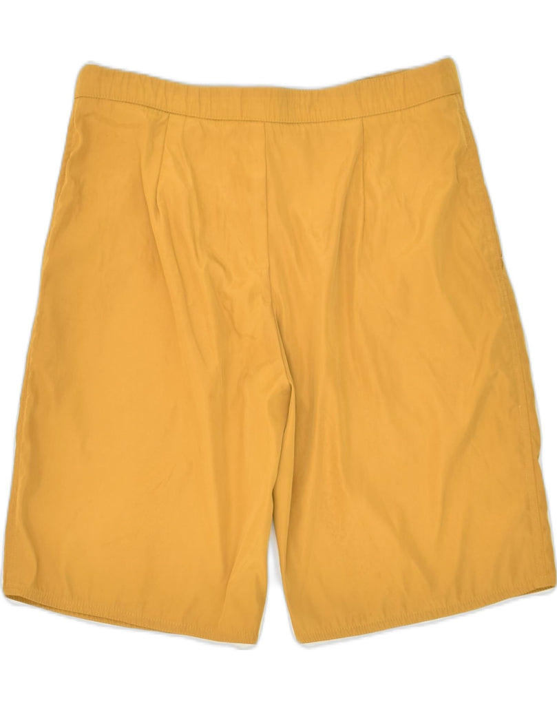 VINTAGE Womens Chino Shorts W31 Large Yellow Polyester | Vintage Vintage | Thrift | Second-Hand Vintage | Used Clothing | Messina Hembry 