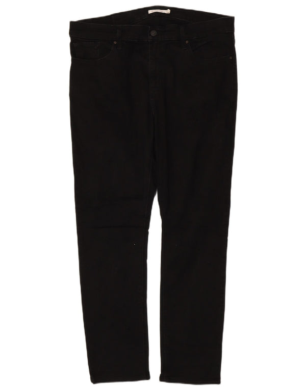 Levi's Womens 311 Shaping Skinny Jeans US 16 2XL W36 L29 Black Cotton