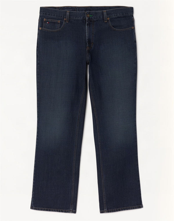 Tommy Hilfiger Mens Freedom Straight Jeans W34 L32 Blue Cotton